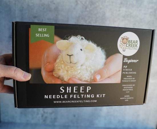 Sheep Needle Felting Kit (Easy Beginner) - Image 3