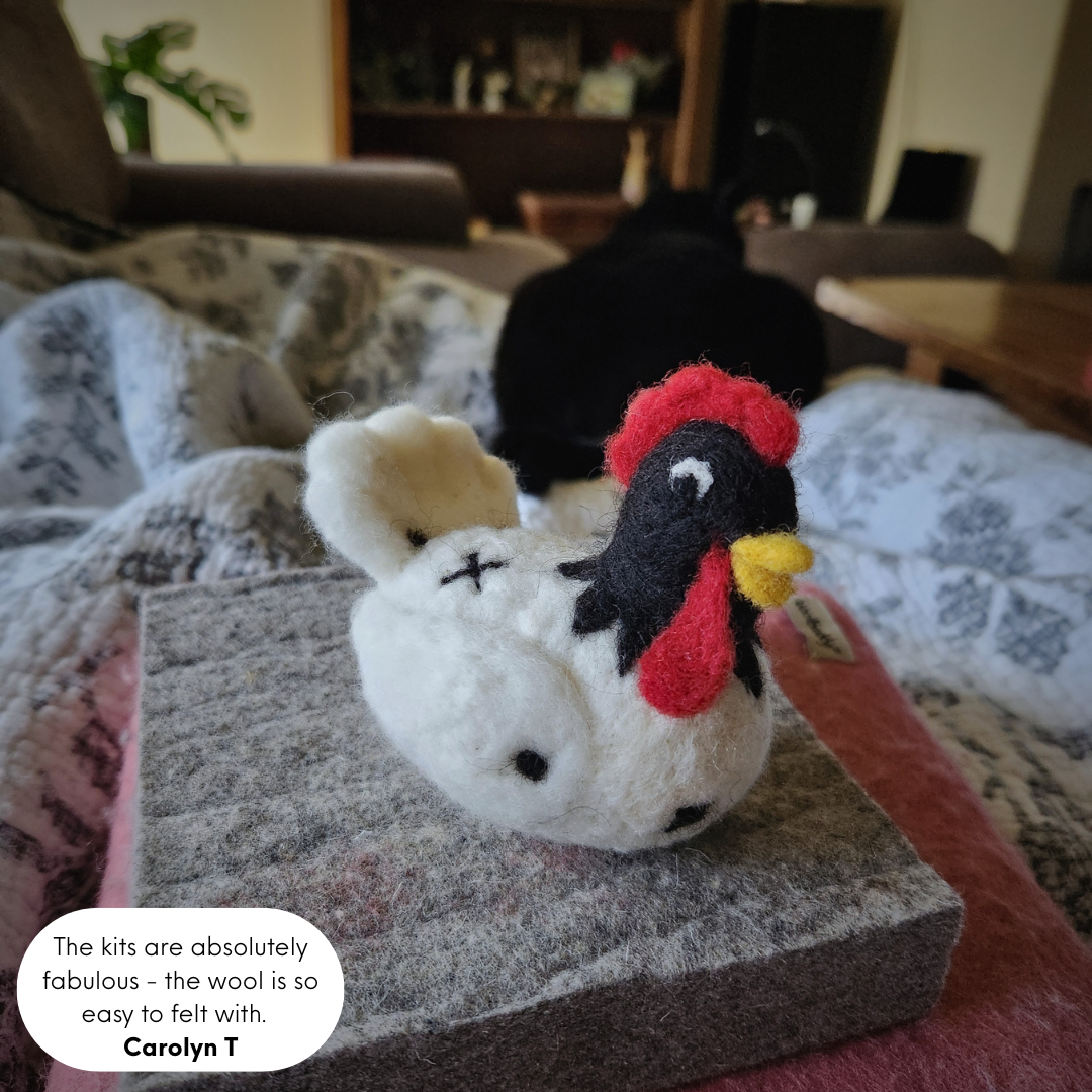 Chicken Needle Felting Kit (Beginner) - Image 2