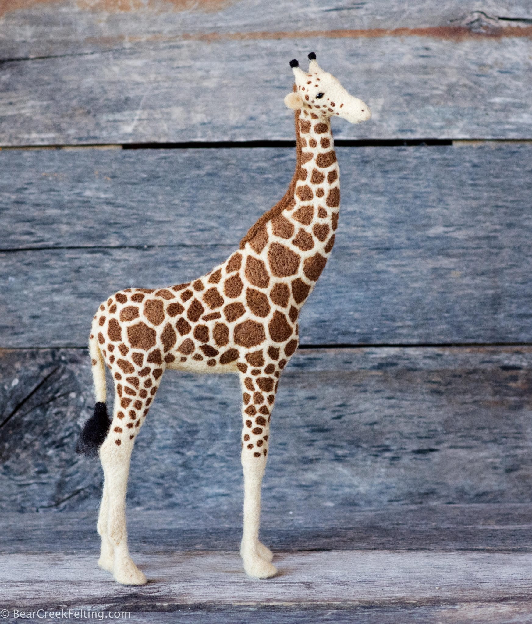 Needle Felted Giraffe by Teresa Perleberg