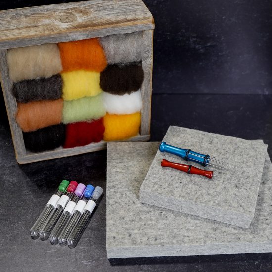 Deluxe Needle Felting Kit - Essential Needle Felting Tools