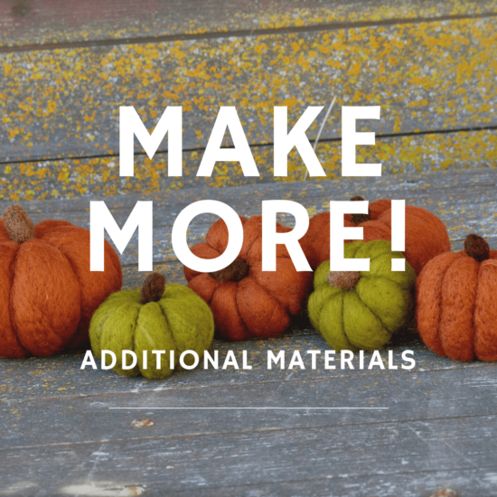 Additional Materials to Make More