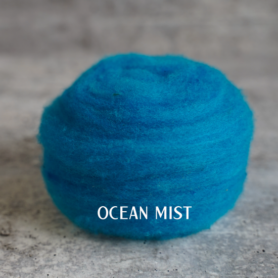 Blue Colors of Wool for Needle Felting | .5 ounce - Image 8
