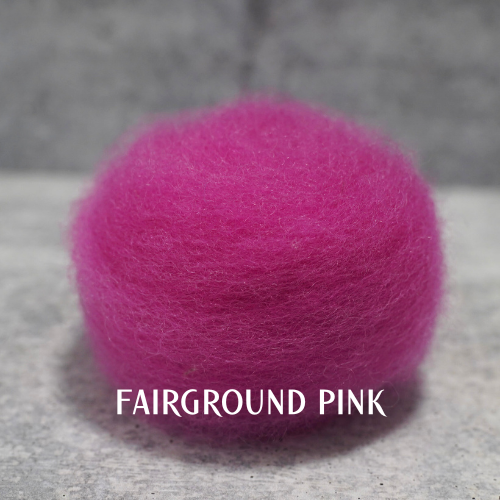Pink-Red Colors of Wool for Needle Felting | .5 ounce - Image 10