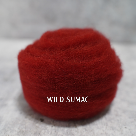 Pink-Red Colors of Wool for Needle Felting | .5 ounce - Image 9