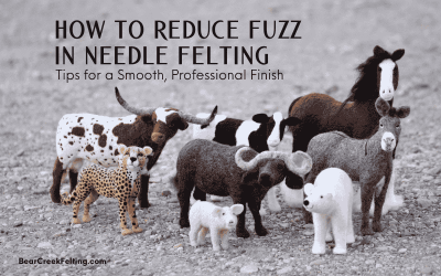 How to get a Smooth Finish Needle Felting
