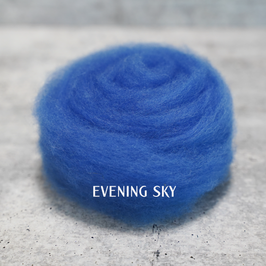 Blue Colors of Wool for Needle Felting | .5 ounce - Image 9