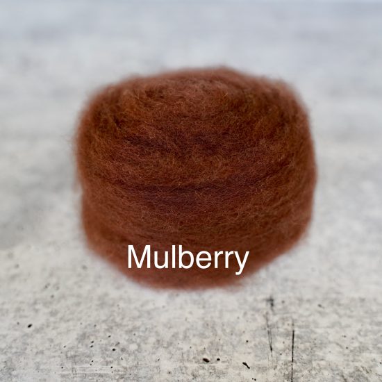 purple red wool