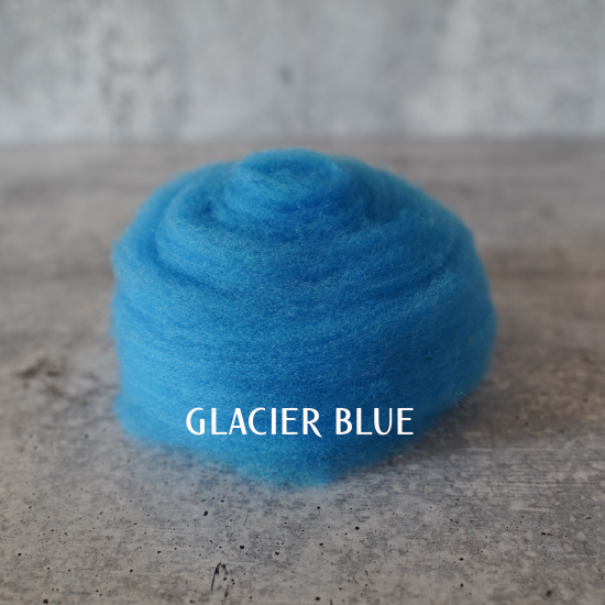Blue Colors of Wool for Needle Felting | .5 ounce - Image 4