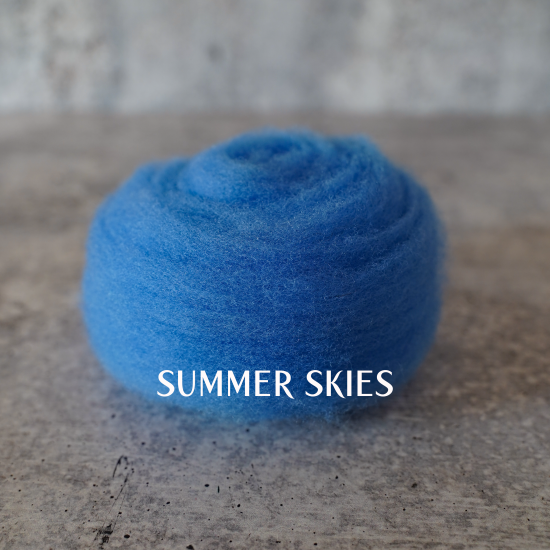 Blue Colors of Wool for Needle Felting | .5 ounce - Image 5