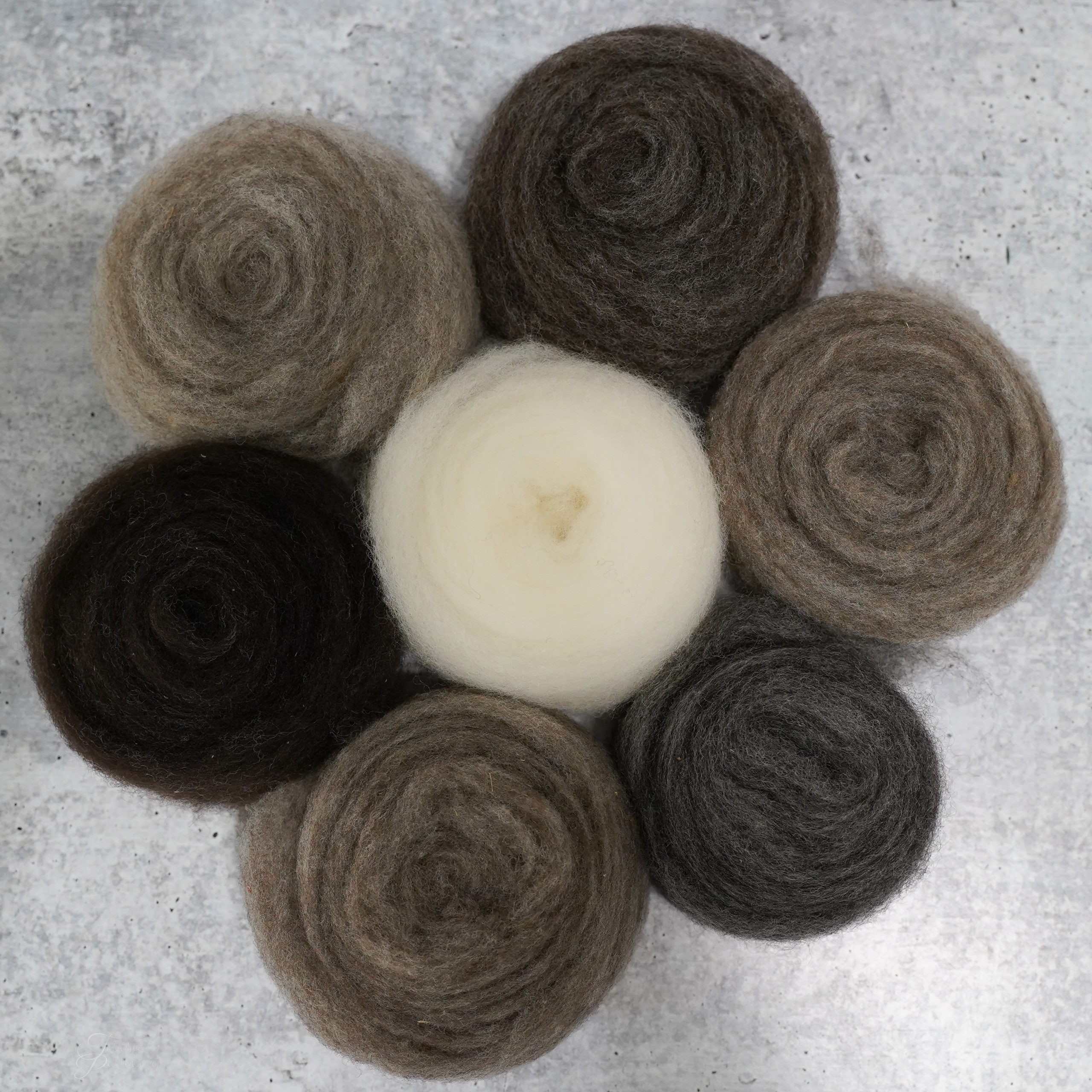 undyed wool