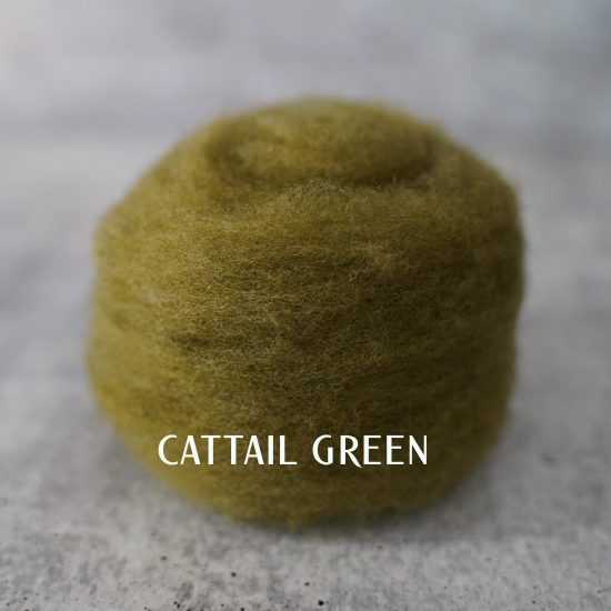 Green Colors of Wool for Needle Felting | .5 ounce - Image 9