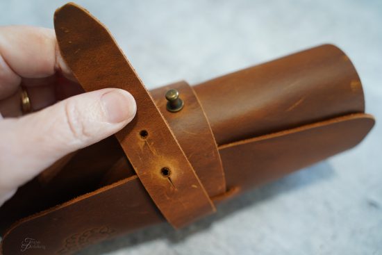 Leather Roll Case for Needle Felting Tools - Image 7