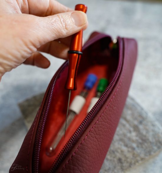 Leather Needle Felting Tool Case - Image 4