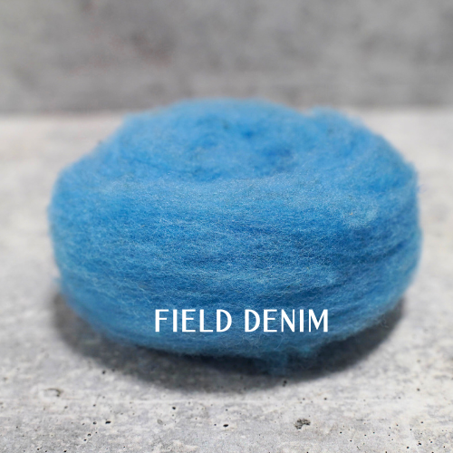 Blue Colors of Wool for Needle Felting | .5 ounce - Image 9
