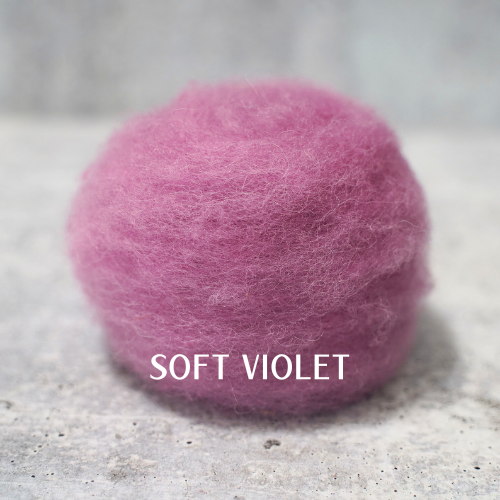 Purple Colors of Wool for Needle Felting | .5 ounce - Image 7