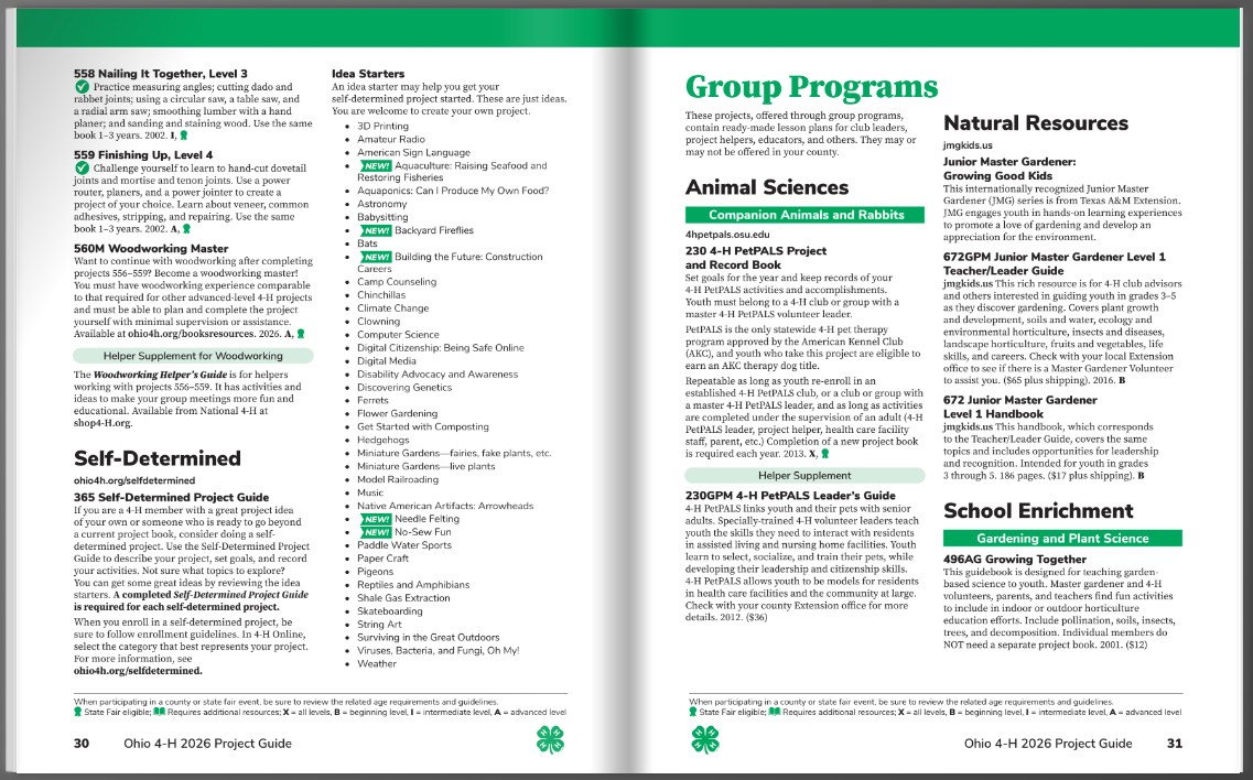 2026 4-H Project Guide Needle Felting page image