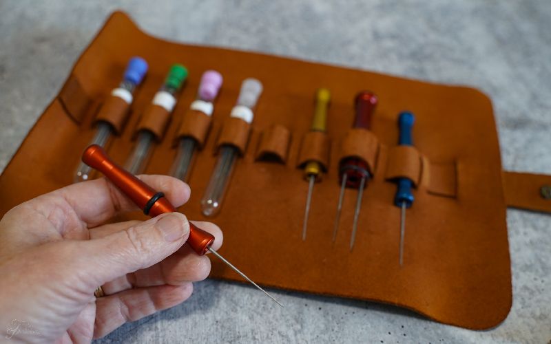 Needles, Holders, and Case image